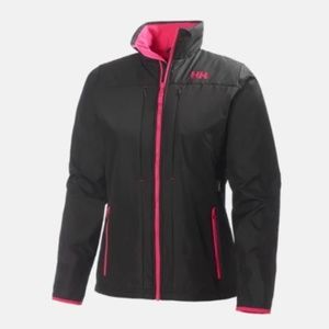 Helly Hansen Womens Navy Rain Coat with Pockets & Hood Size M